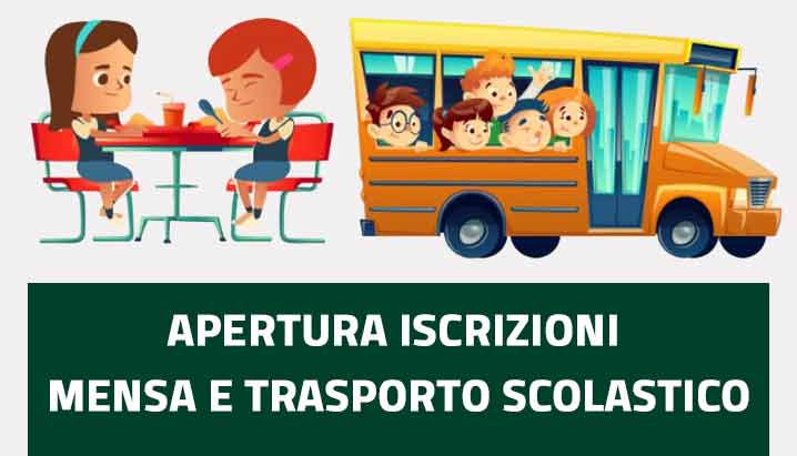 iscrizioni mensa e trasporto scolastico