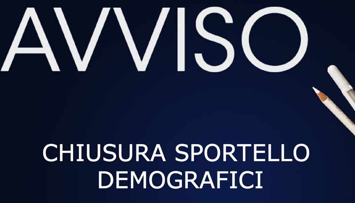 Avviso chiusura