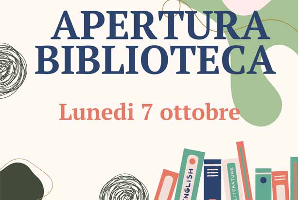 Apertura biblioteca Apertura biblioteca