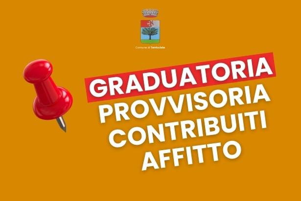 graduatoria contributi affitto